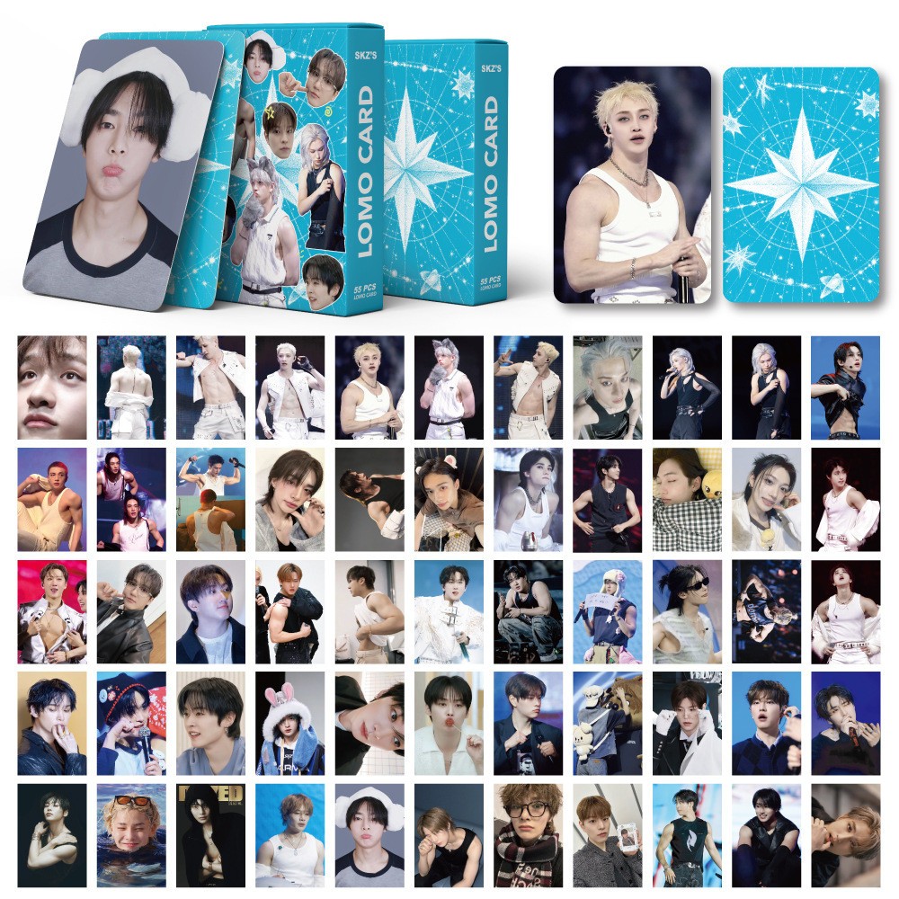 KPOP 55pcs / box Stray Kids DO IT KARMA Hollow Mixtape dominATE