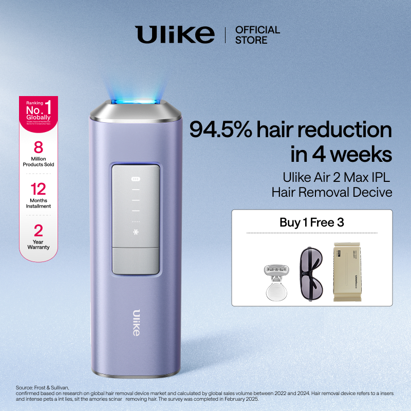 Ulike Air2 MAX ice cooling Hair Removal 94.5% Hair reduction