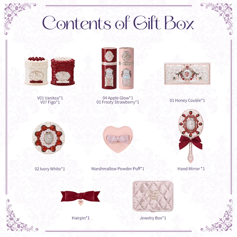 Flower Knows Violet Strawberry Rococo All-In Gift Set | Shopee