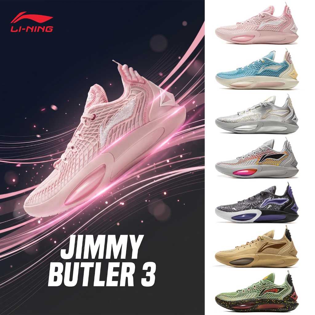LI-NING JIMMY BUTLER 3 Men's Basketball Shoes Professional Sports