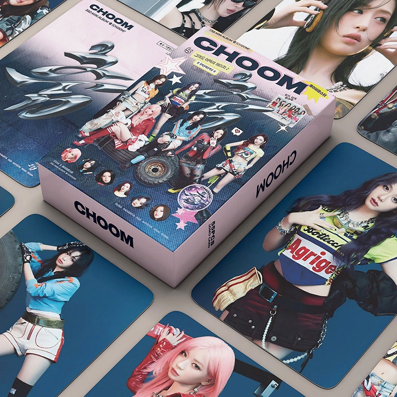 55pcs/box BABYMONSTER Photocards SUPA DUPA LUV PSYCHO WE GO UP