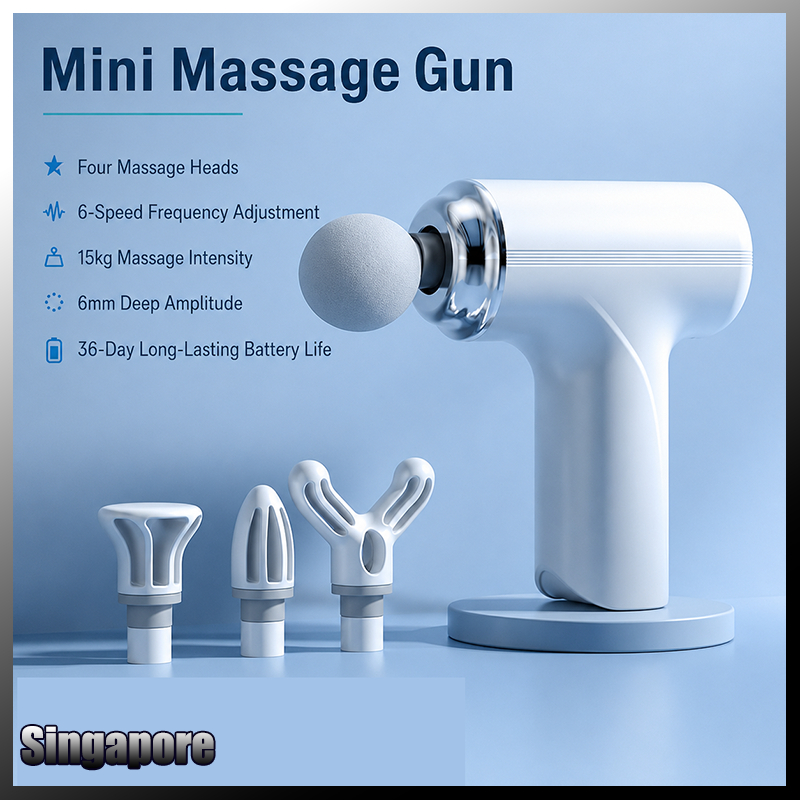 【SG Seller】Mini Massage Gun Vibration Massager High Frequency Muscle ...