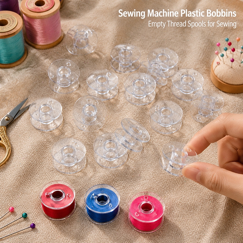50 pieces/25 pieces Brother sewing machine Transparent plastic shuttle ...