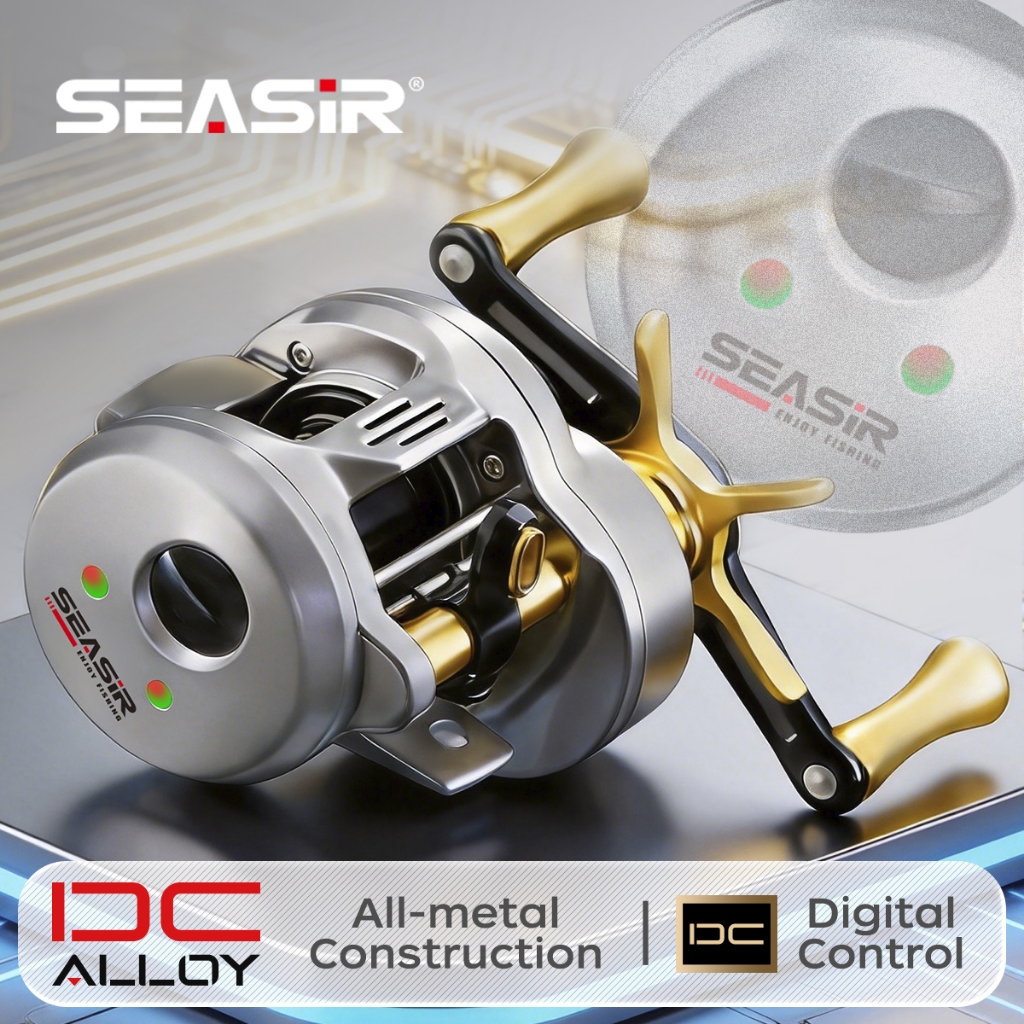 buy fishing reel online singapore Dr.Fish Long Shot 10000 Saltwater Spinning for Surf Fishing, 13+1 BBS, 40LB Max Drag, Ultra High Capacity, Heavy Duty Surf Casting Reel Offshore allowing for accurate and controlled casting.​ Pre Fishing For Fun Baitcaster Reel
