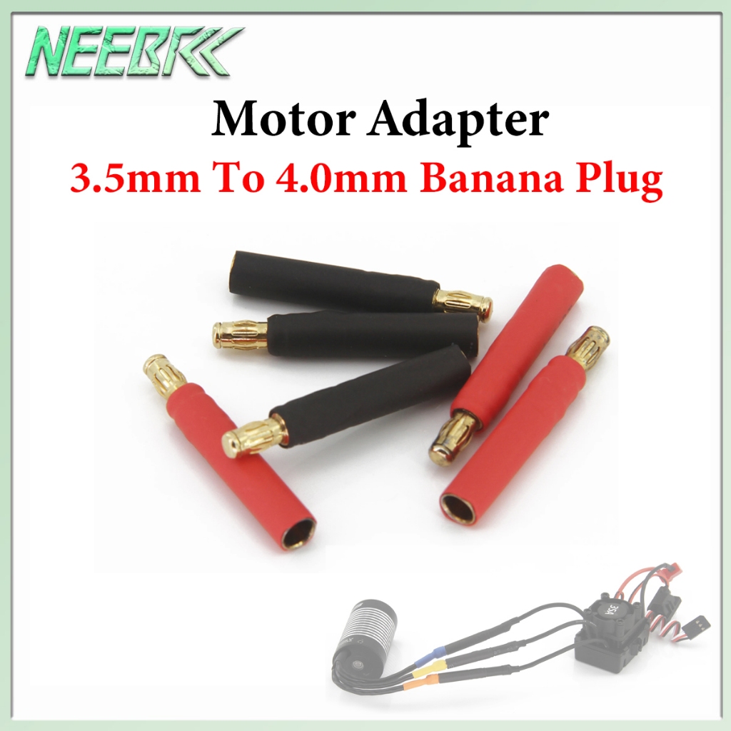 1/3 PCS 3.5mm Bullet Connector To 4mm Bullet Connector Banana Plug ...