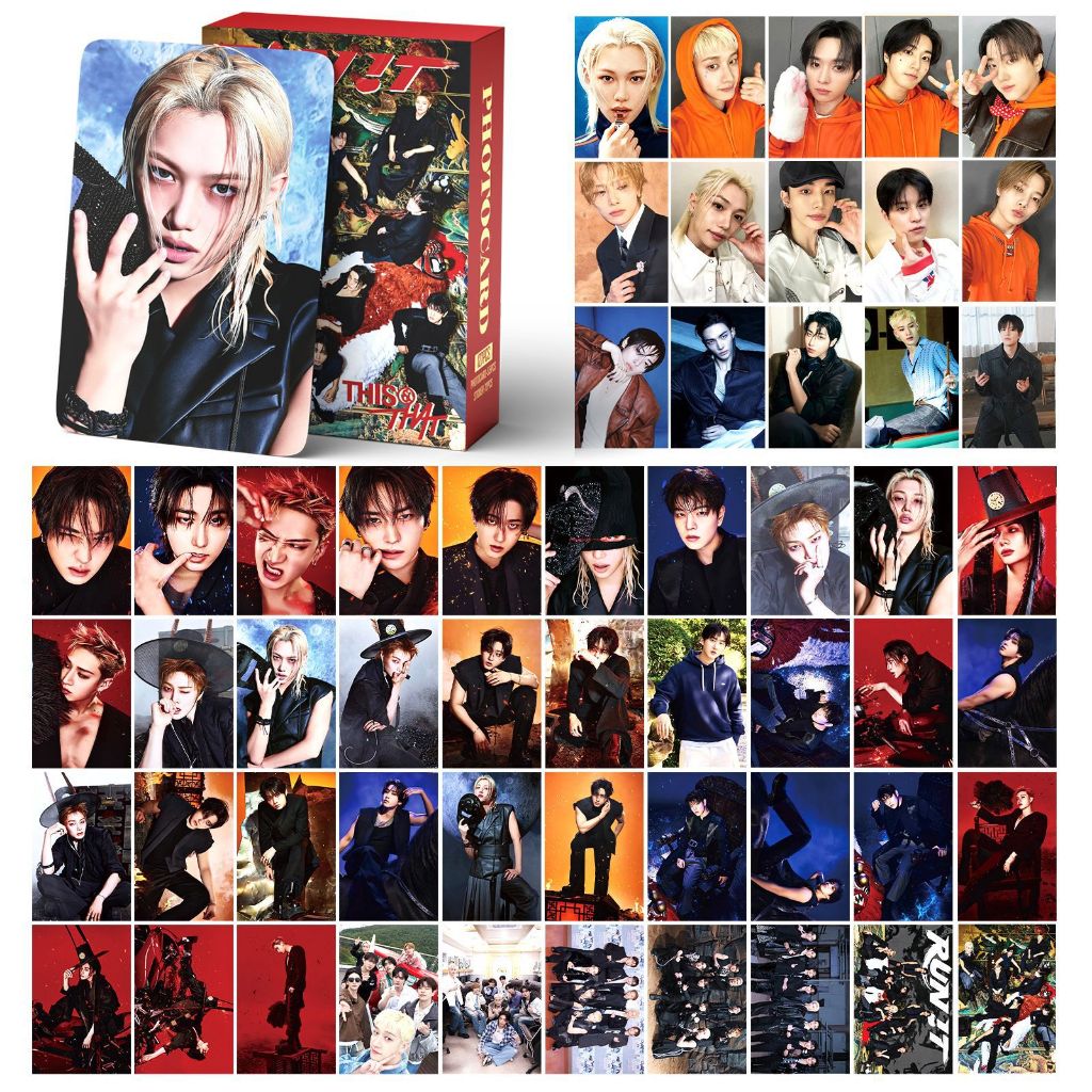KPOP 54pcs/box Stray Kids Photocards RUN IT 6TH FANMEETING DO IT