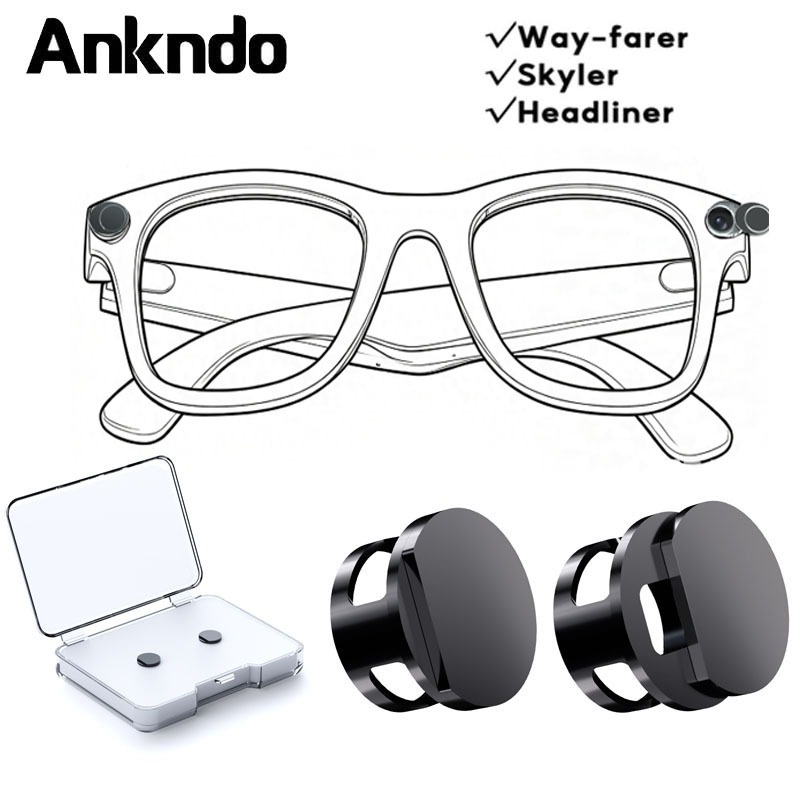 4 Pack LED Light Blocking Covers for Ray-Ban Meta Way-farer/Skyler ...