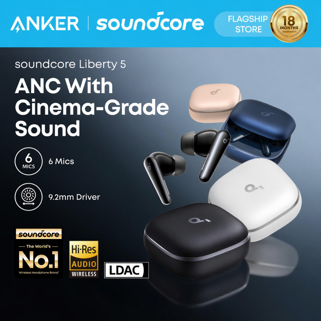 Soundcore by Anker Liberty 5 NC Dolby 3D Bluetooth 5.4 | Shopee