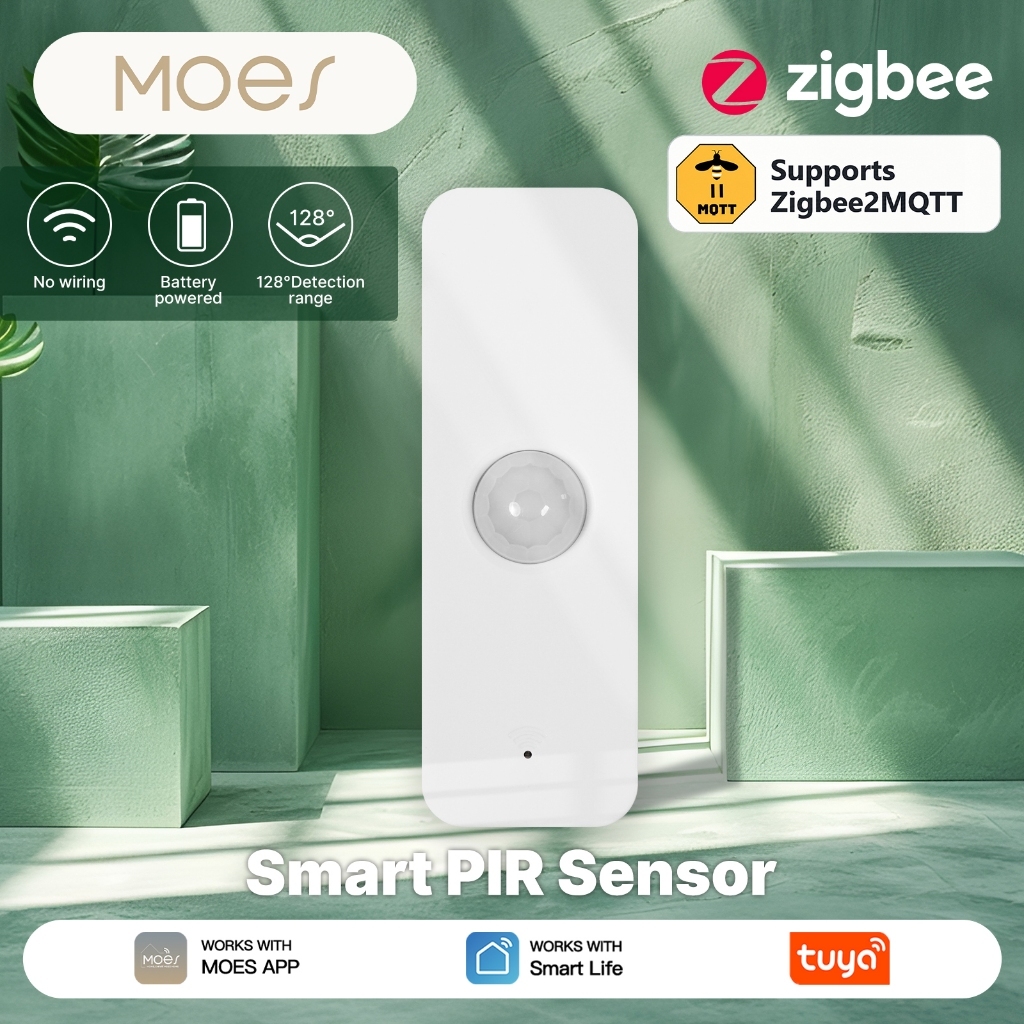 MOES ZigBee PIR Motion Sensor Human Sensor Detector Smart Life Tuya App ...