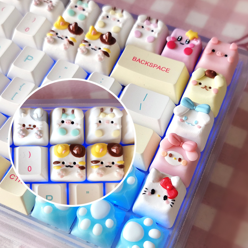 Clay Keycap Mechanical Keyboard Dedicated Handmade OEM Single ESC ...