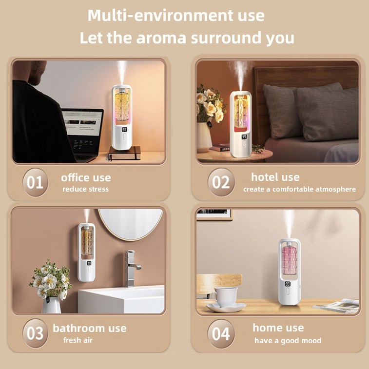 Digital display Rechargeable air freshener toilet fragrance Fragrance ...