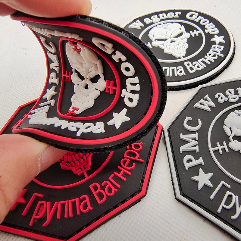 PVC Rubber 3D Epoxy Label Russia Wagner Group PMC Badge Sticker Hell ...