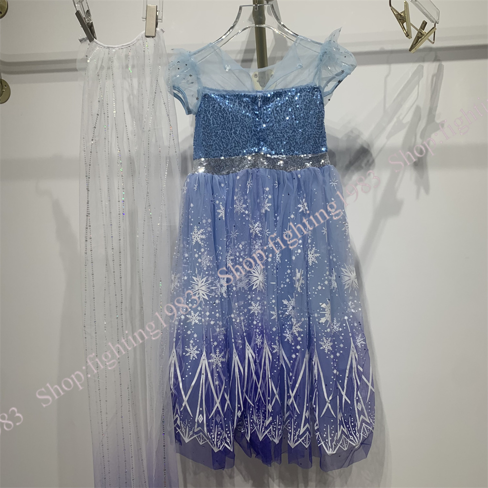 elsa frozen formal dress The Ice Queen Costume Dress – Luxury Kids Costume by Teresita Orillac – Joy  Costumes main image 0