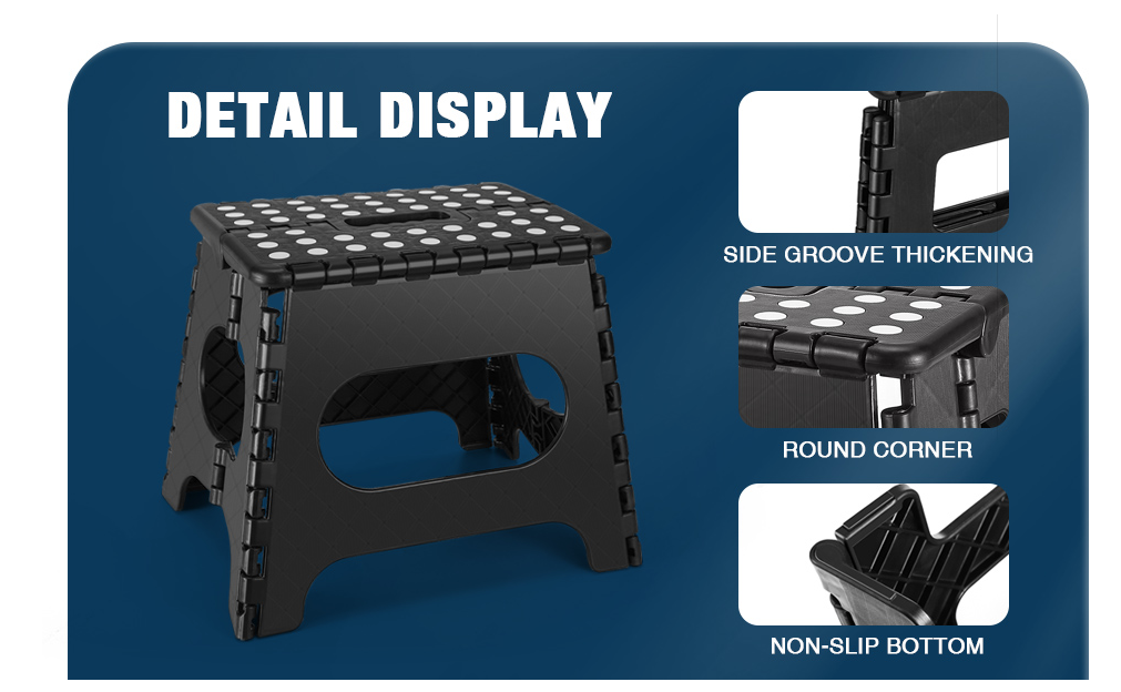 Super Strong Folding Step Stool, Sturdy Enough to Hold 300 Lb ...