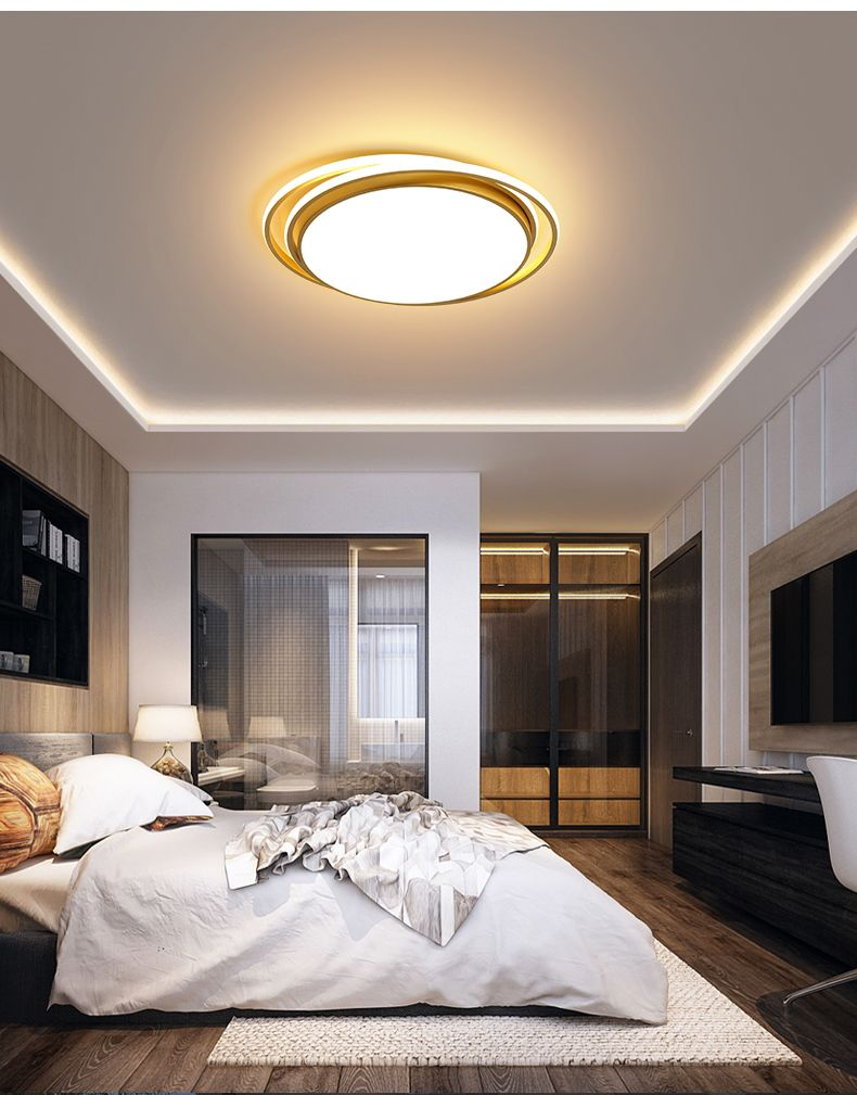 Nordic Style Ceiling Lamp Bedroom Ceiling Light Simple Modern Bedroom ...