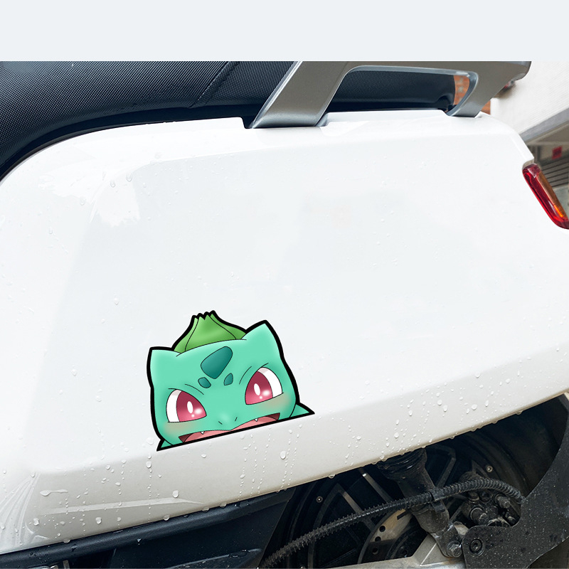 HL Cartoon stickers decorate cars, waterproof car stickers, helmet ...