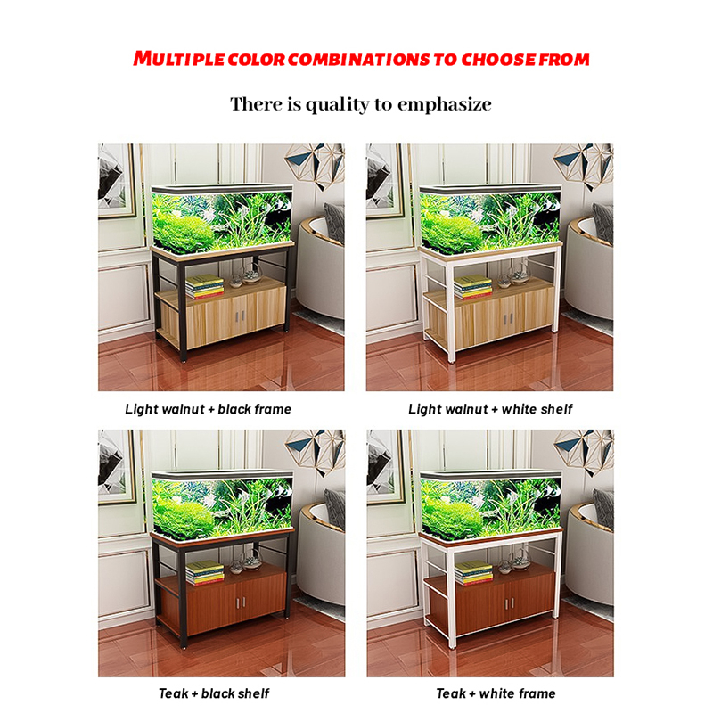 fish tank cabinet aquarium base cabinet metal base frame iron storage ...