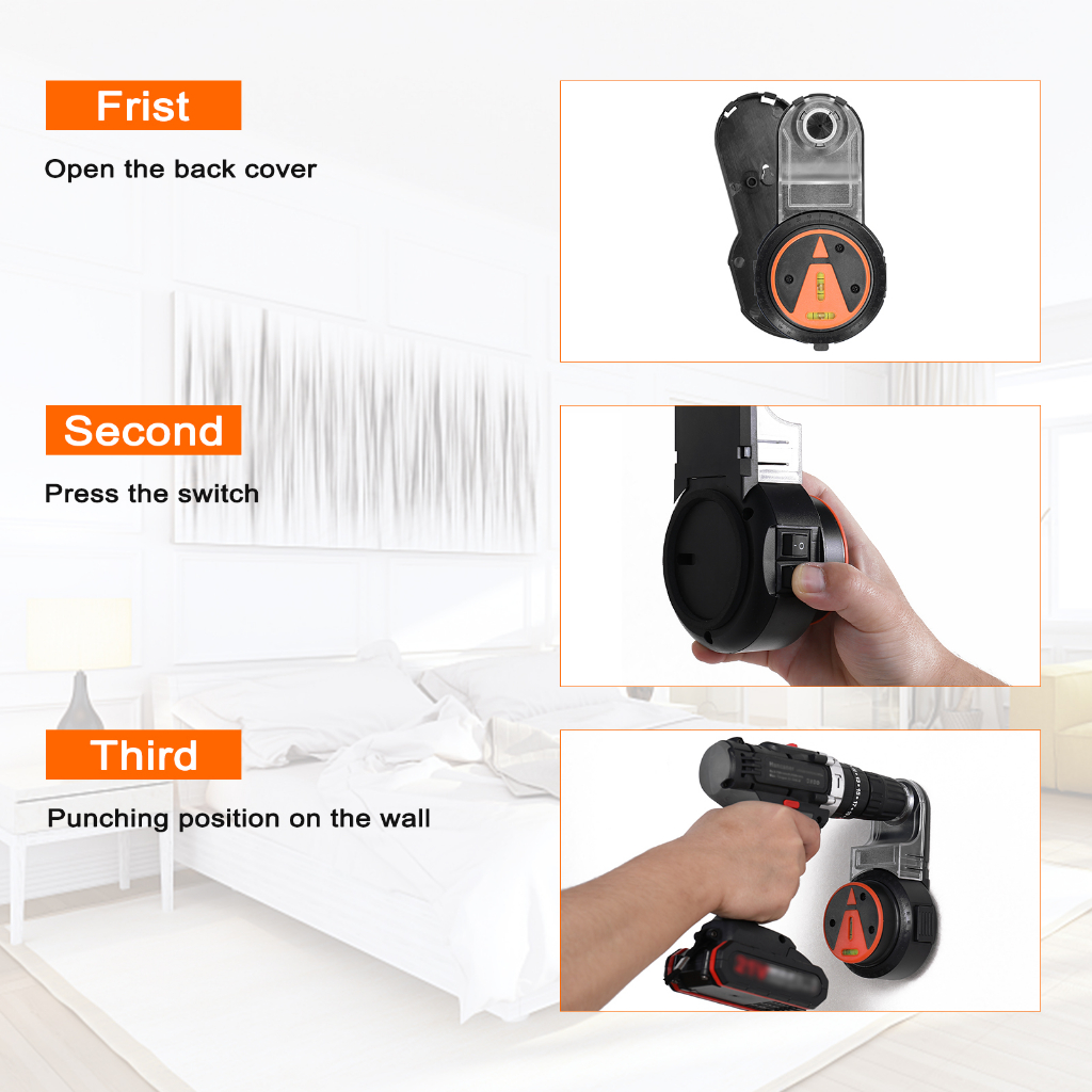 TQ Electric Drilling Dust Collector 2 In 1 Detachable Wall Vacuum Drill ...