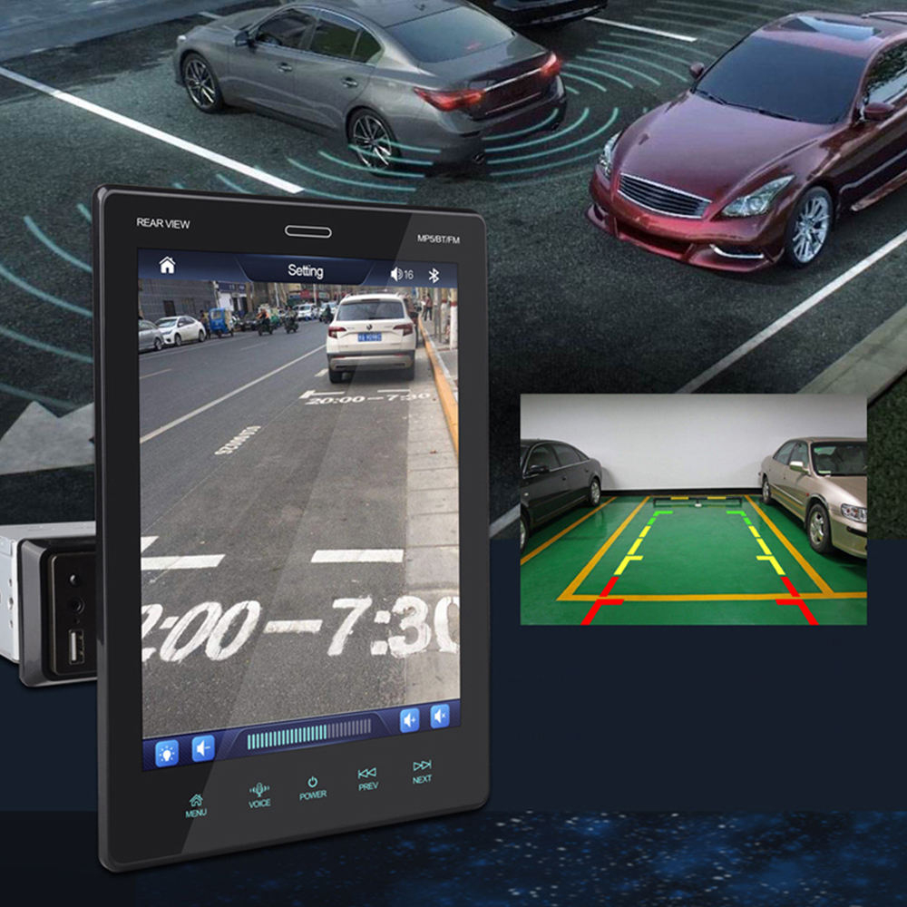 EKLEVA 9.5 Inch Touch Screen Car Media Player MP5 HD Bluetooth Car ...