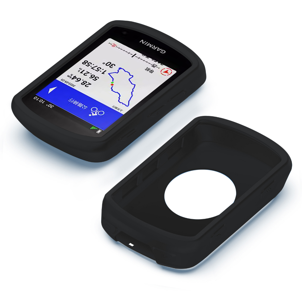 Garmin Silicone Case - Protective Cover For Edge 540/840 GPS Bike Computers Black