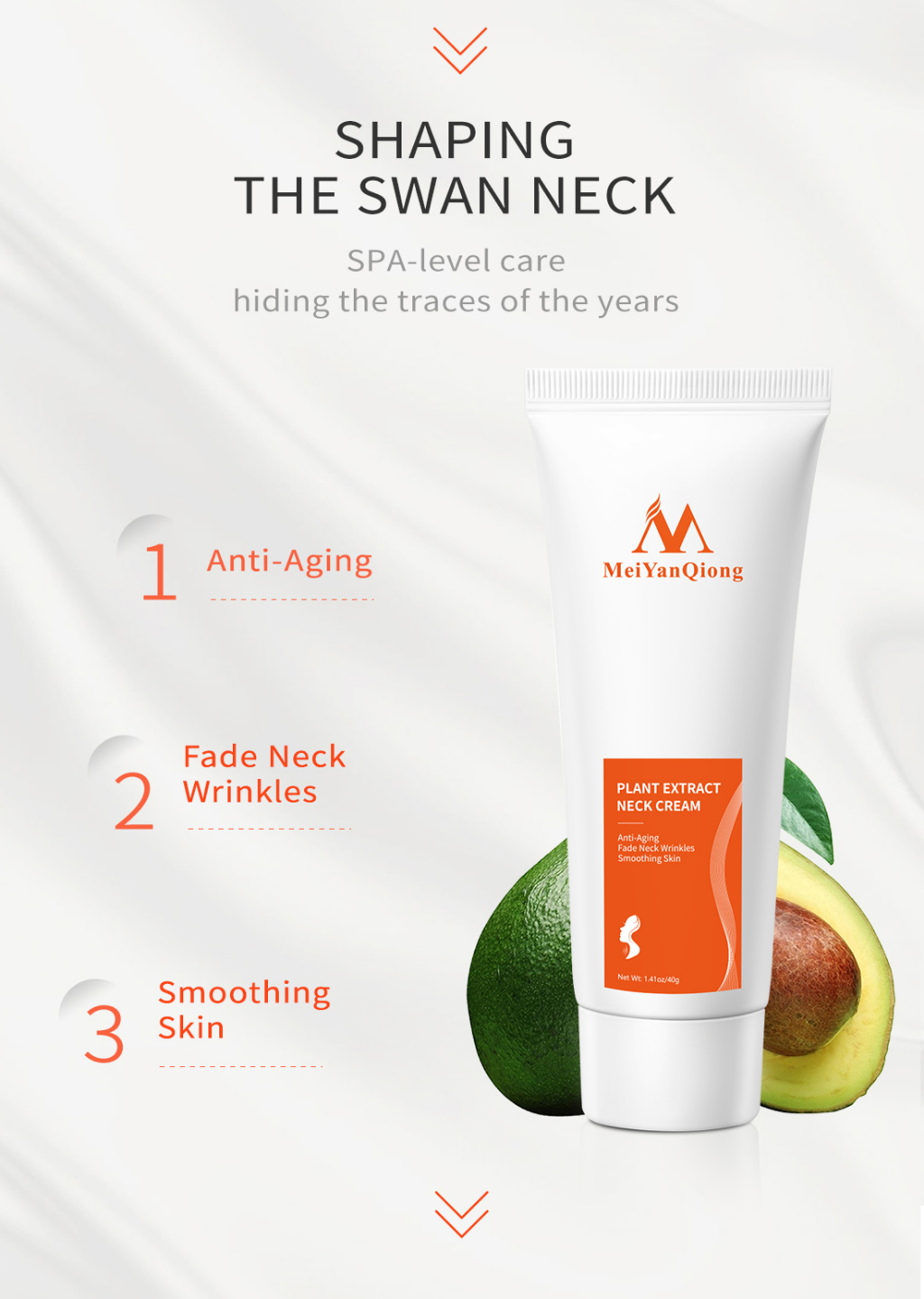 MeiYanQiong Moisturizing Anti-Wrinkle Neck Care Cream Facializes Thin Lines  Whitening Skin Reduces Double Chin Care | Shopee Singapore