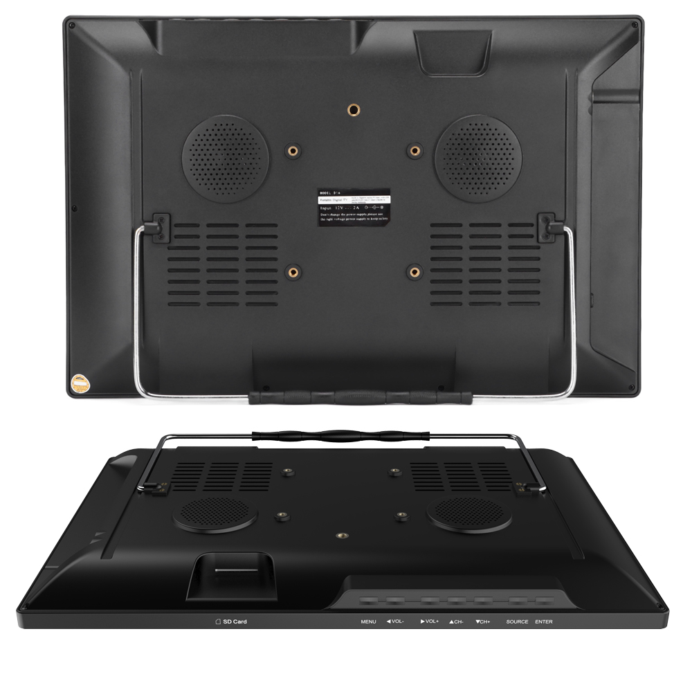 LEADSTAR 16 Inch Portable Mini Digital TV Support DVB-T2 Hevc H265 ...