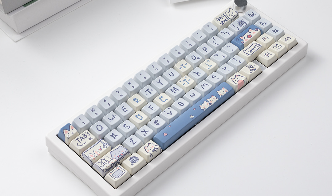 GMK67 Customized Mechanical Keyboard Kit RGB Backlit USB Bluetooth 2.4G ...