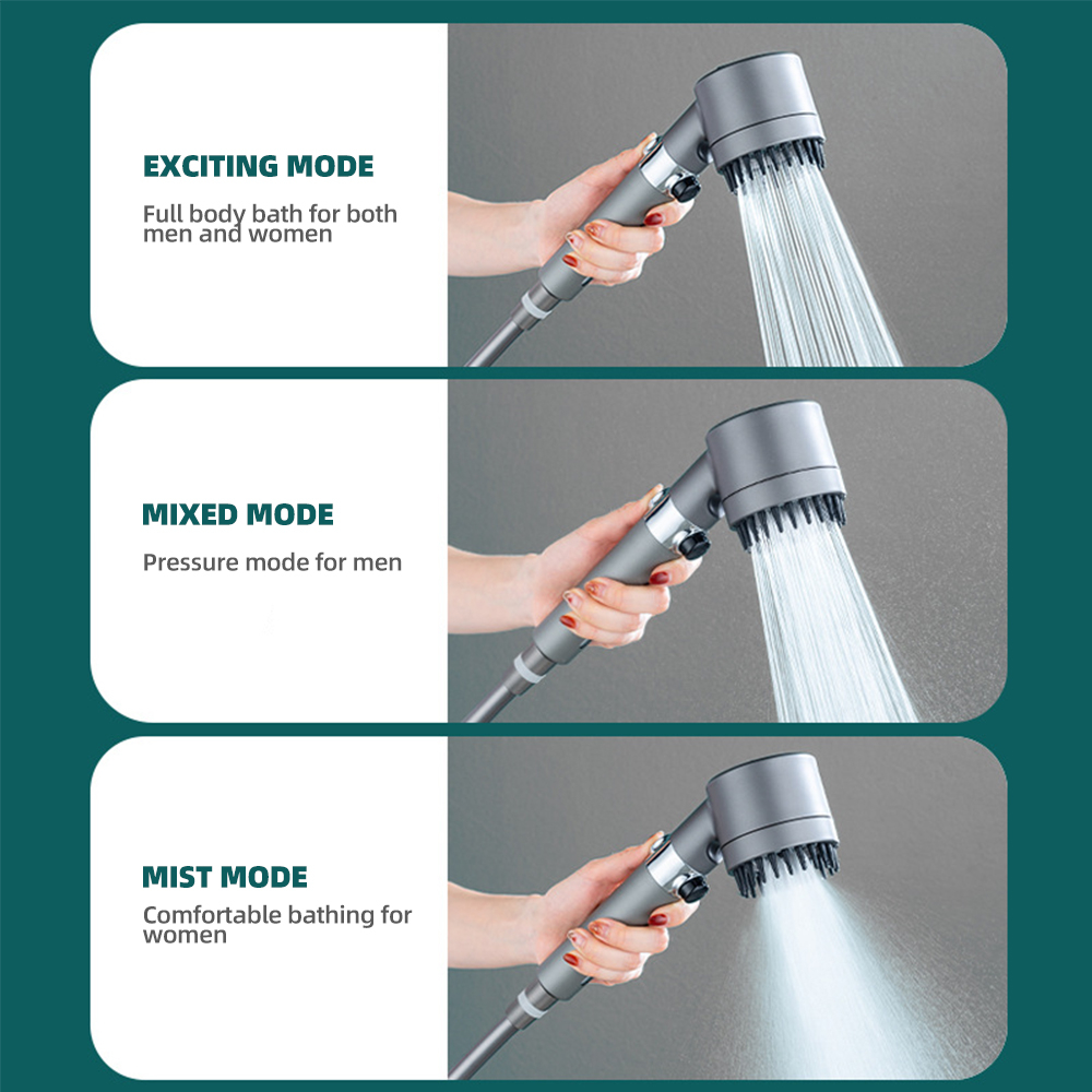 🇸🇬SG Local stock🇸🇬 Shower Head 4 Modes High Pressure Water Saving One ...