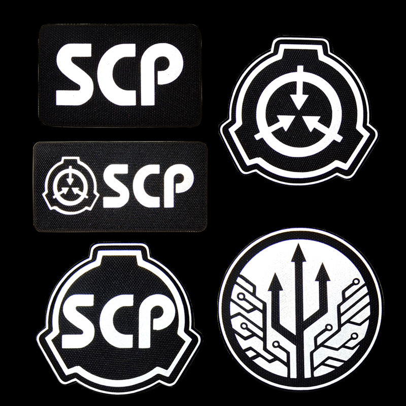 Scp Foundation Reflective Velcro Badge Heat Transfer Cloth Sticker ...