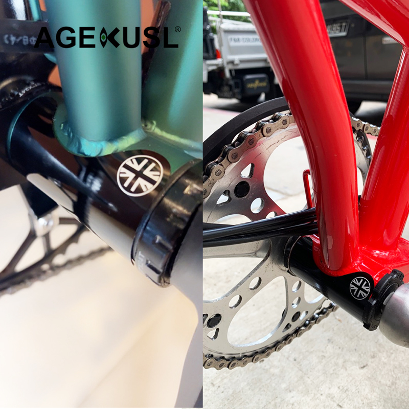 AGEKUSL Bike Aluminum Alloy Protection Sticker Bottom Crank Bracket ...