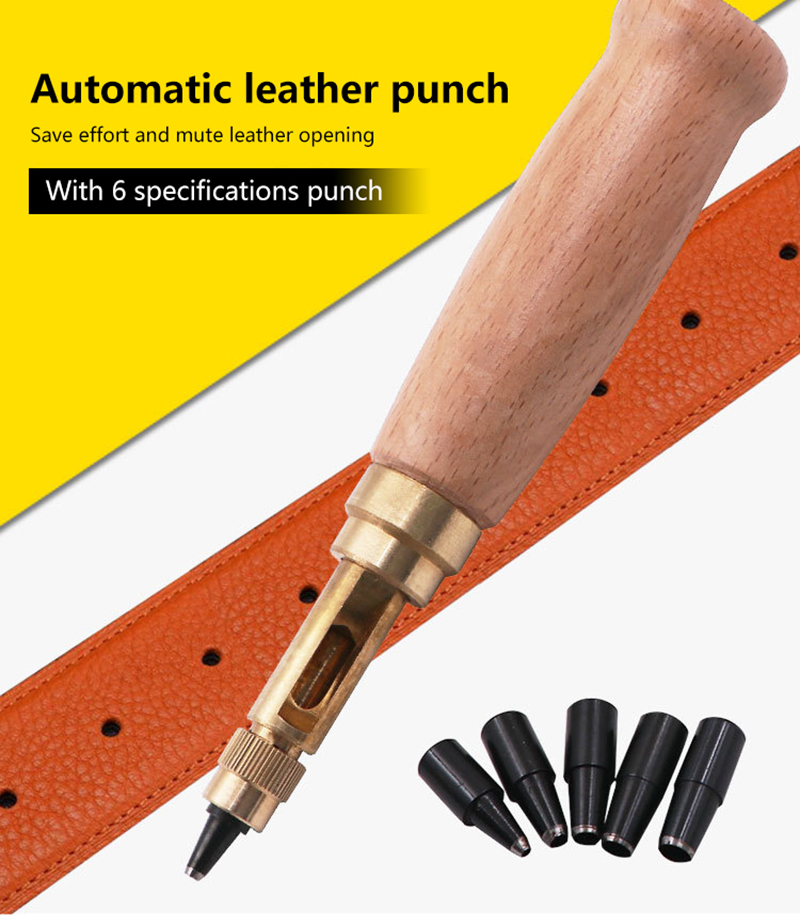 Multi-Size Sheet Metal Hole Punch Kit – 35mm Max, Non-Slip Grip, Durable Steel