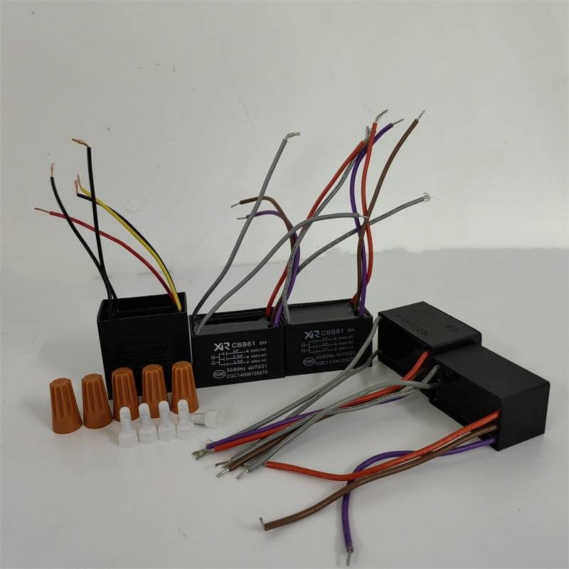 Cbb61 Fan Speed Regulating Capacitor (5 Wires) 3 in 1 Capacitor 1+1.5 ...