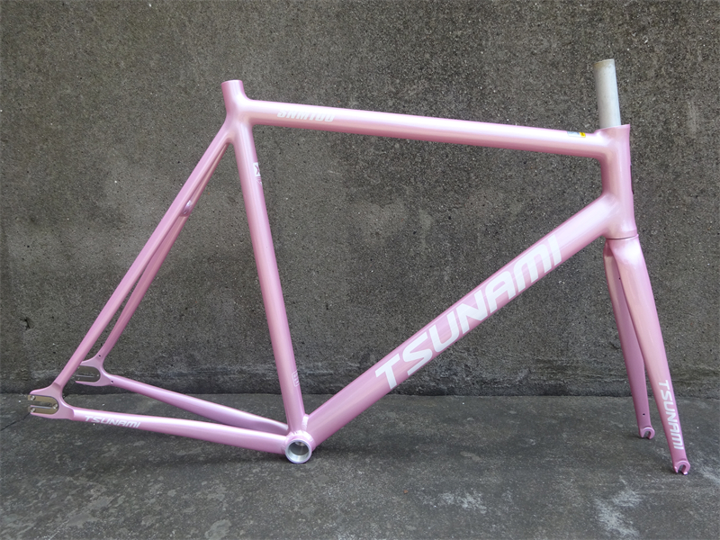 Pink Tsunami Fixie Jual New Fullbike Original Sepeda Fixie TSUNAMI