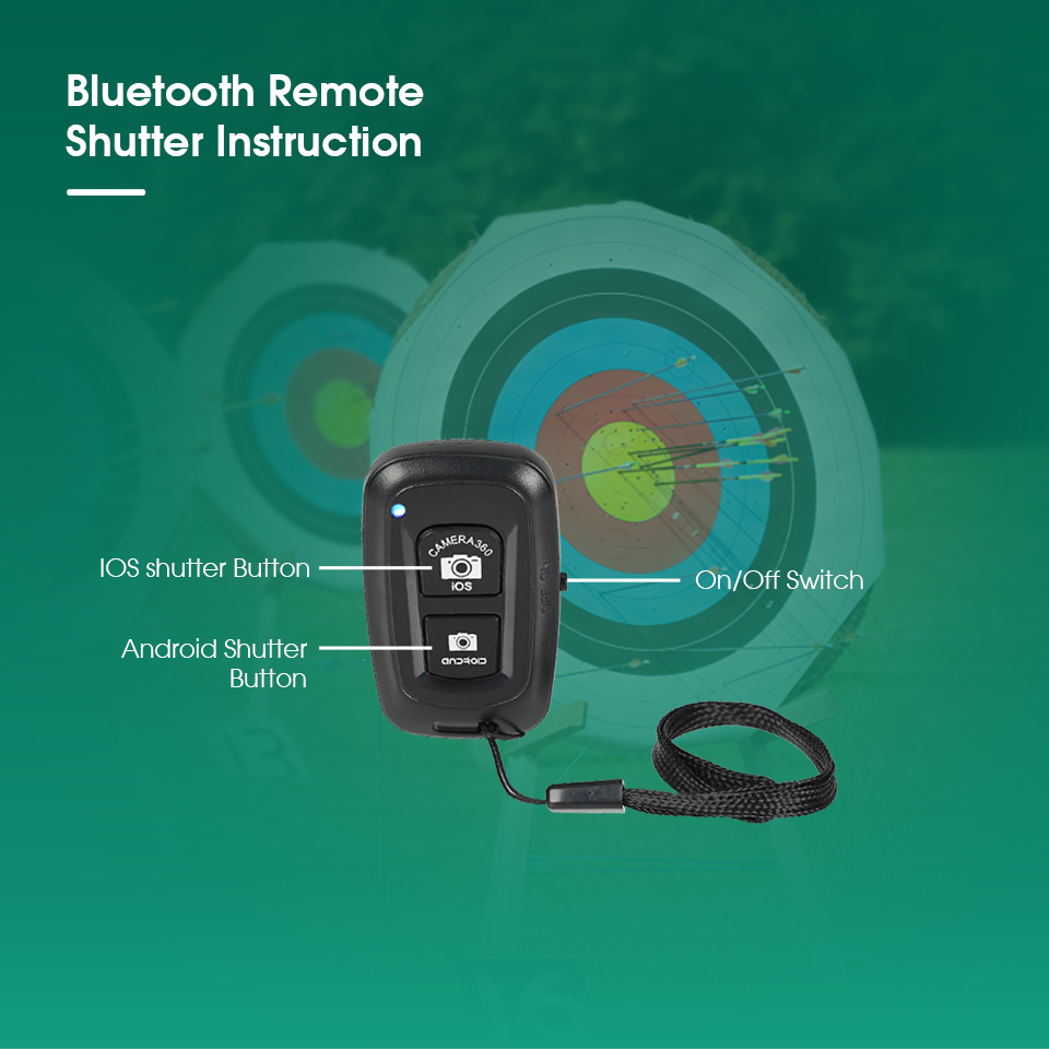 SVBONY Mini Wireless compatible Remote Shutter Controller Button Self ...