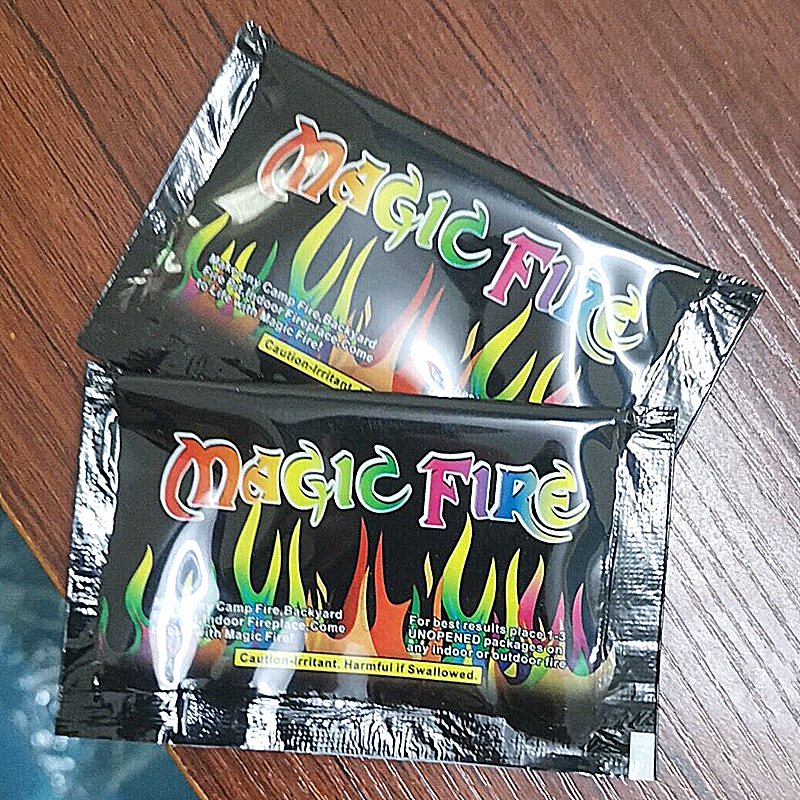 10g/15g/25g magic fire colorful flame powder campfire sachet firework ...