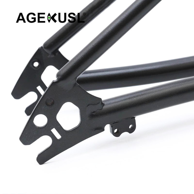 AGEKUSL Bike Front Fork Rear Triangle Fork Titanium Alloy Use For ...