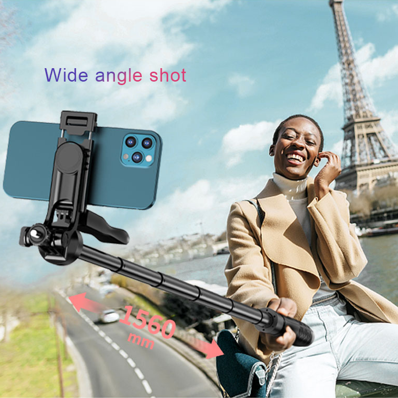 Tripod L16 1530mm Wireless Selfie Stick Tripod Stand Foldable Monopod ...