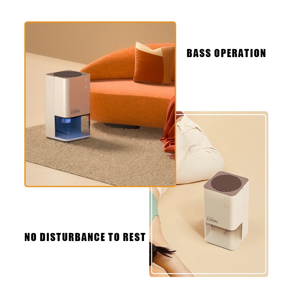 Gadgetoo Xiaomiyoupin Smartfrog Desktop Dehumidifier 1200Ml Bacteriostat With Night Light Low Noise Portable Mini Dehumidifier
