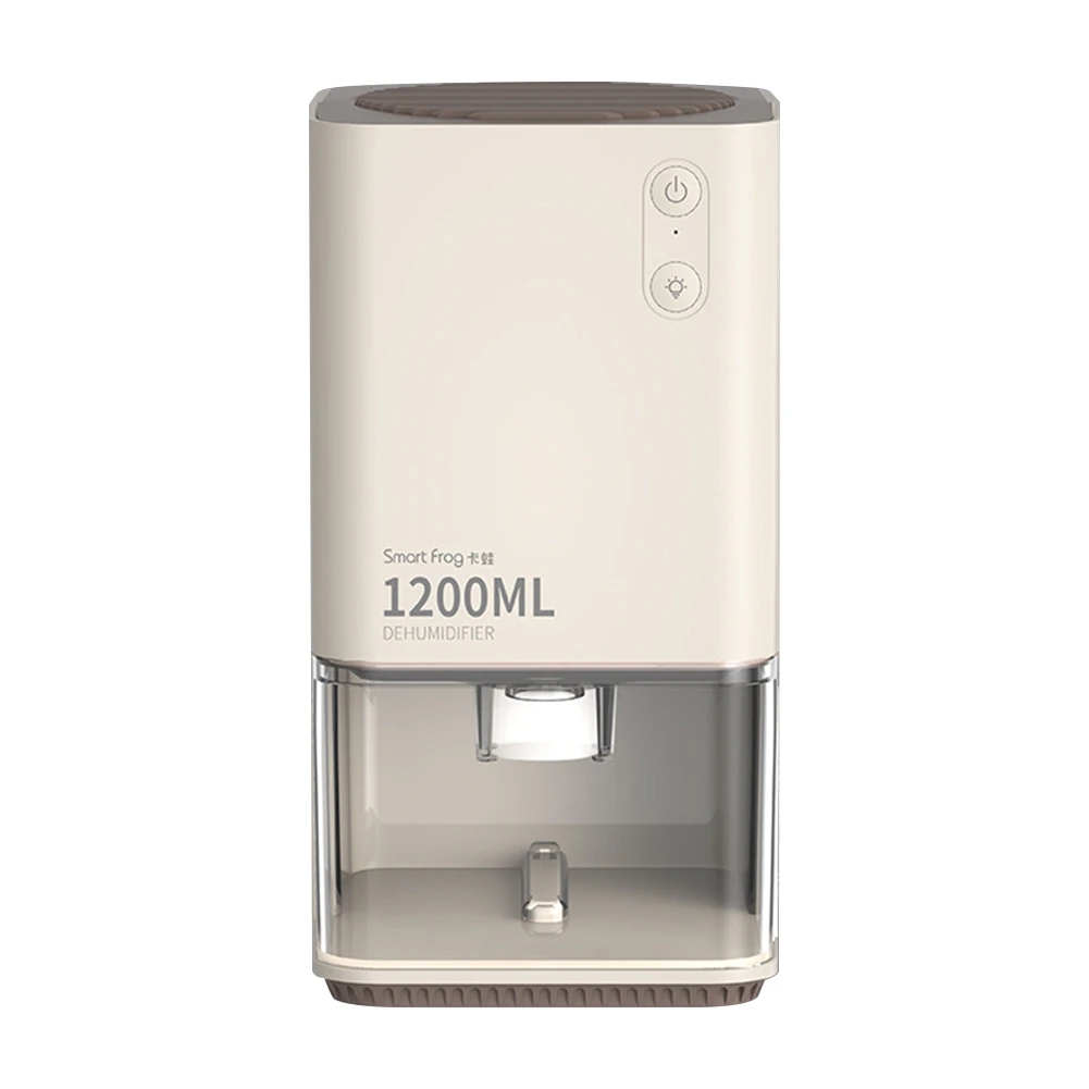 Gadgetoo Xiaomiyoupin Smartfrog Desktop Dehumidifier 1200Ml Bacteriostat With Night Light Low Noise Portable Mini Dehumidifier