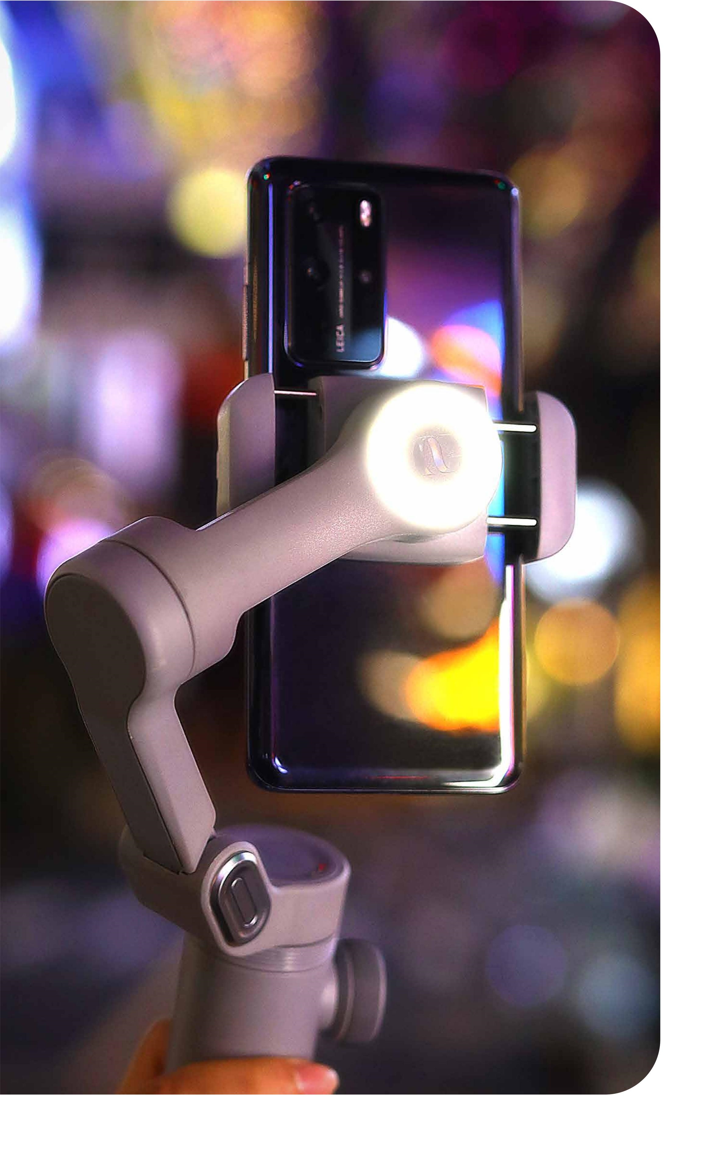 AOCHUAN Smart XPro 3-Axis Foldable Handheld Gimbal Stabilizer With Fill ...