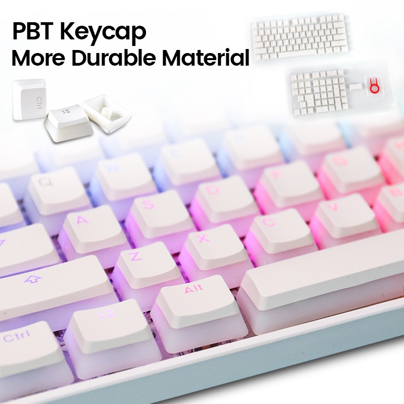 RK Royal Kludge Pbt Pudding Full Set 136 Keycaps Suitable For All RK ...