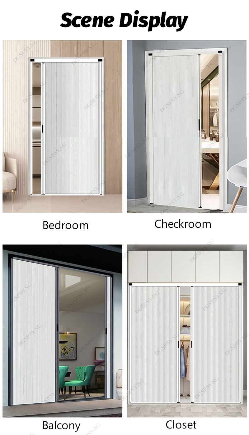 Honeycomb Foldable Invisible Sliding Retractable Partition Door ...
