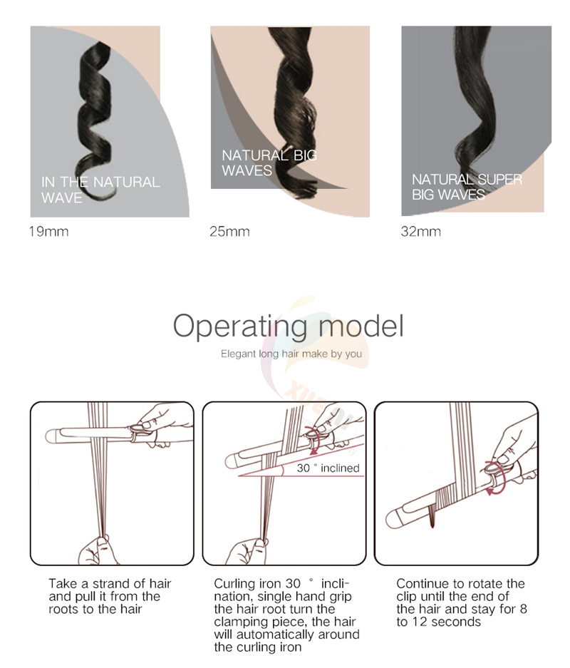 Official Authentic Negative ion Straight coil Hair Curler Hair Styling ...