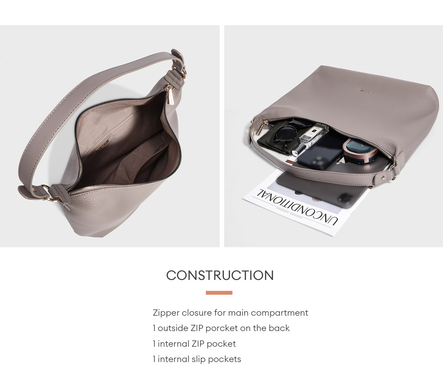 Y2K PU Leather Shoulder Bag for Women Clutch Purse Hobo Bag for Travel Commuting