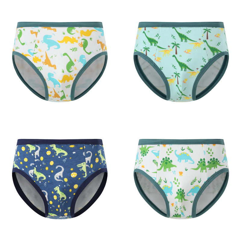 4 Pcs Soft Cotton Kids Boy Underwear Baby Panties Fashion Design ...