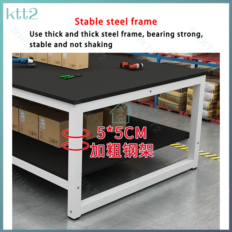 Workbench Double-layer express packing table packing table assembly ...