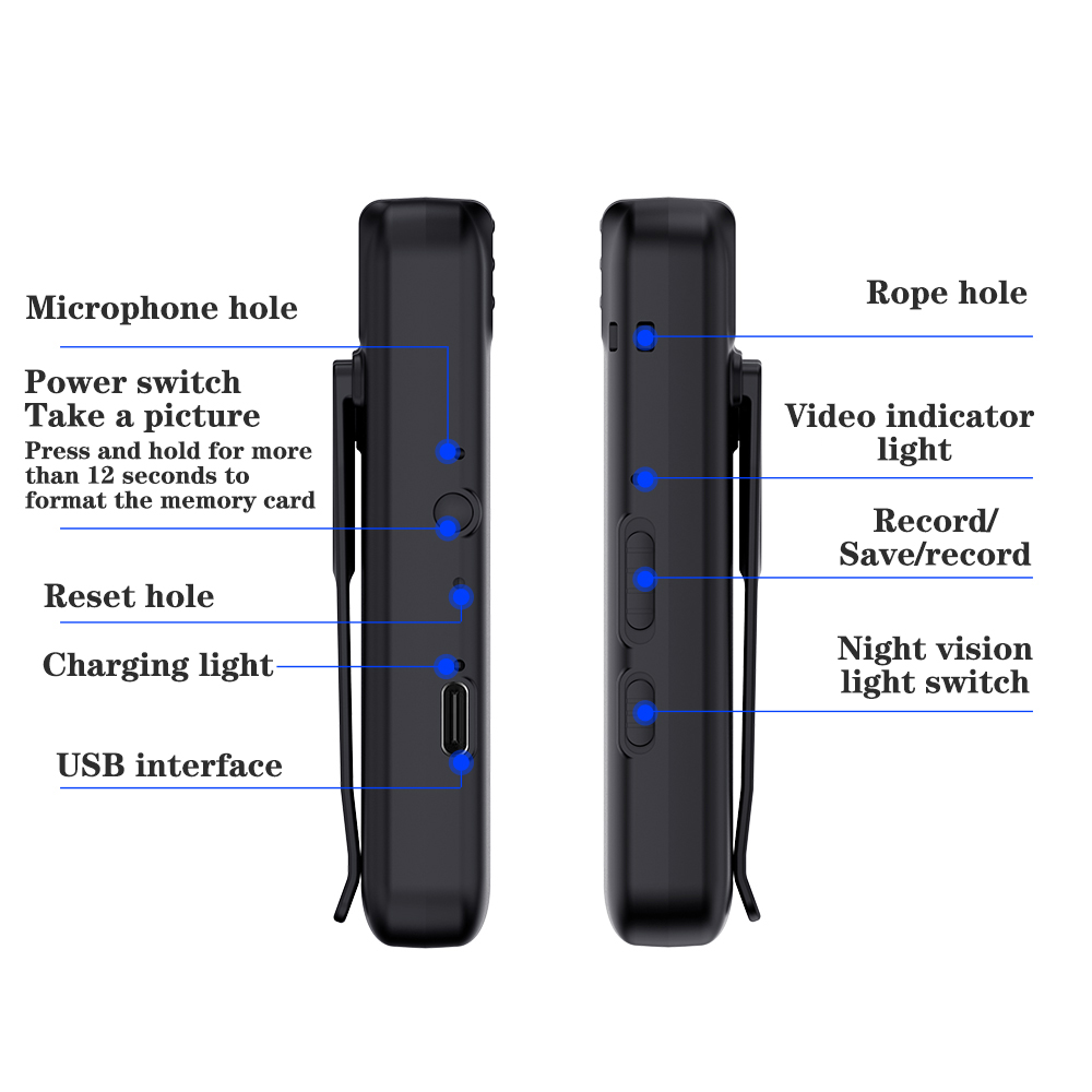 Mini Recorder Pocket Camera Sports Small Camcorder Hd 1080p Dv Magnetic ...