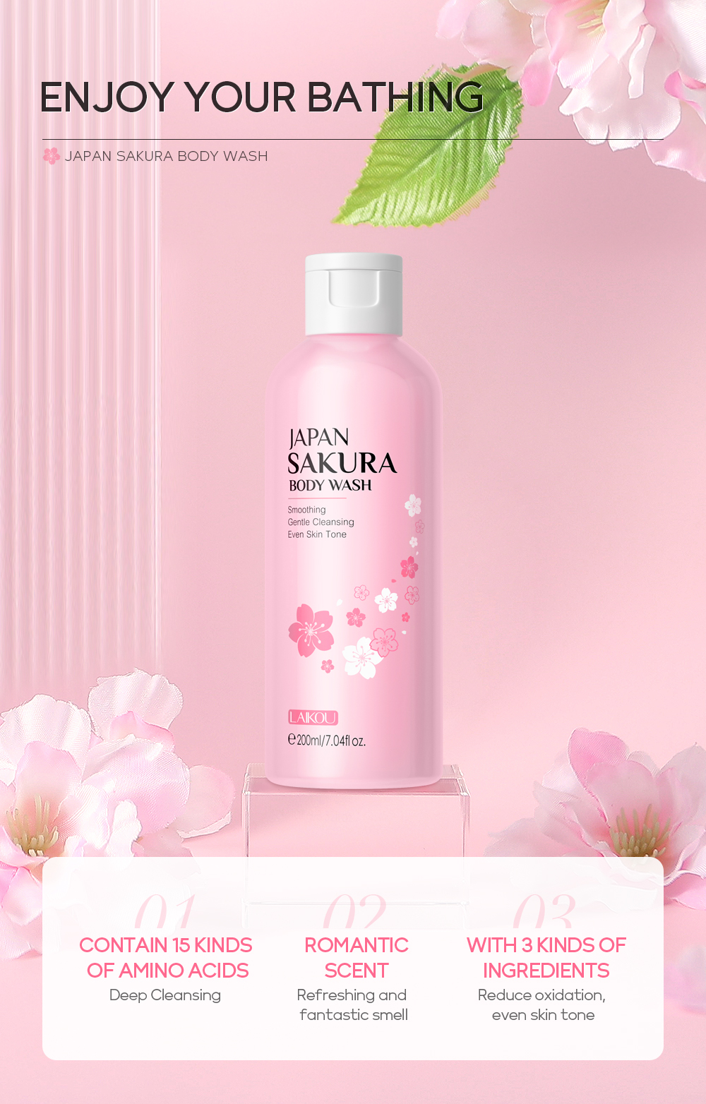 Laikou Japan Sakura Body Wash Cn 11134208 7R98O