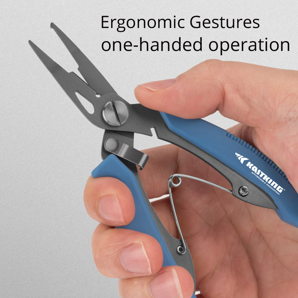 KastKing Cutthroat 7-inch Fishing Pliers, Saltwater Resistant