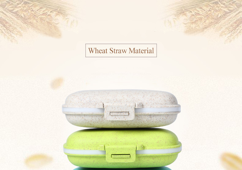 8 Grids Organizer Container for Tablets Travel Pill Box with Seal Ring ...